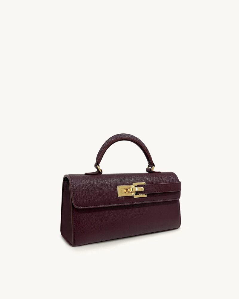 Keyla Top Handle Bag - Deep Burgundy - Image 2
