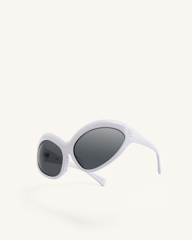 Quorra Cateye Sunglasses - White - Image 2