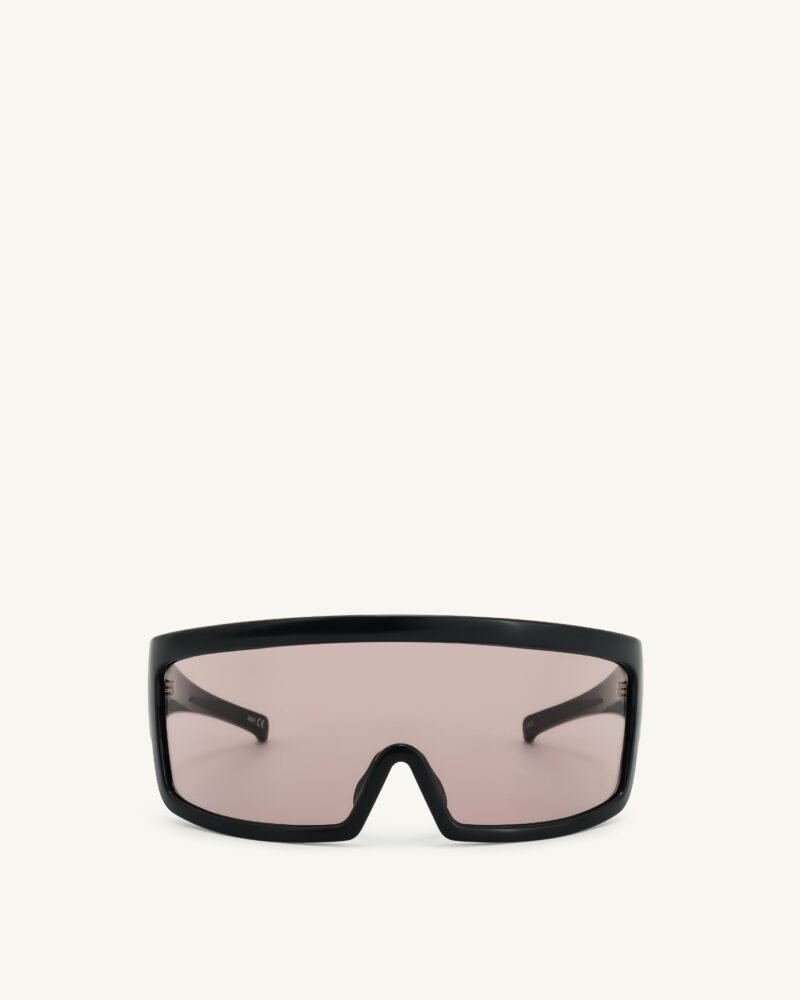 Avalynn Square Frame Sunglasses - Black - Image 1
