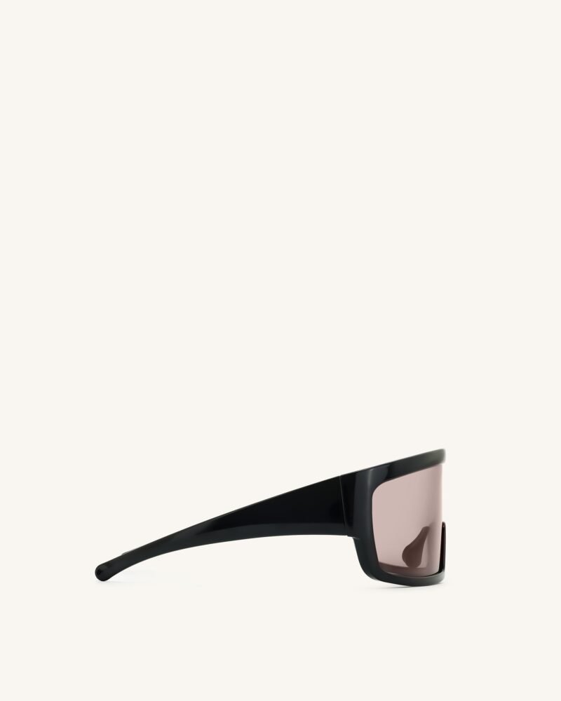 Avalynn Square Frame Sunglasses - Black - Image 4