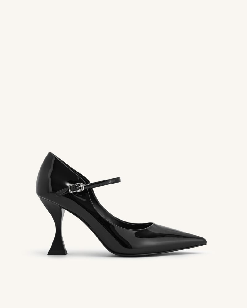 Thalina Patent Leather Pumps - Black - Image 1