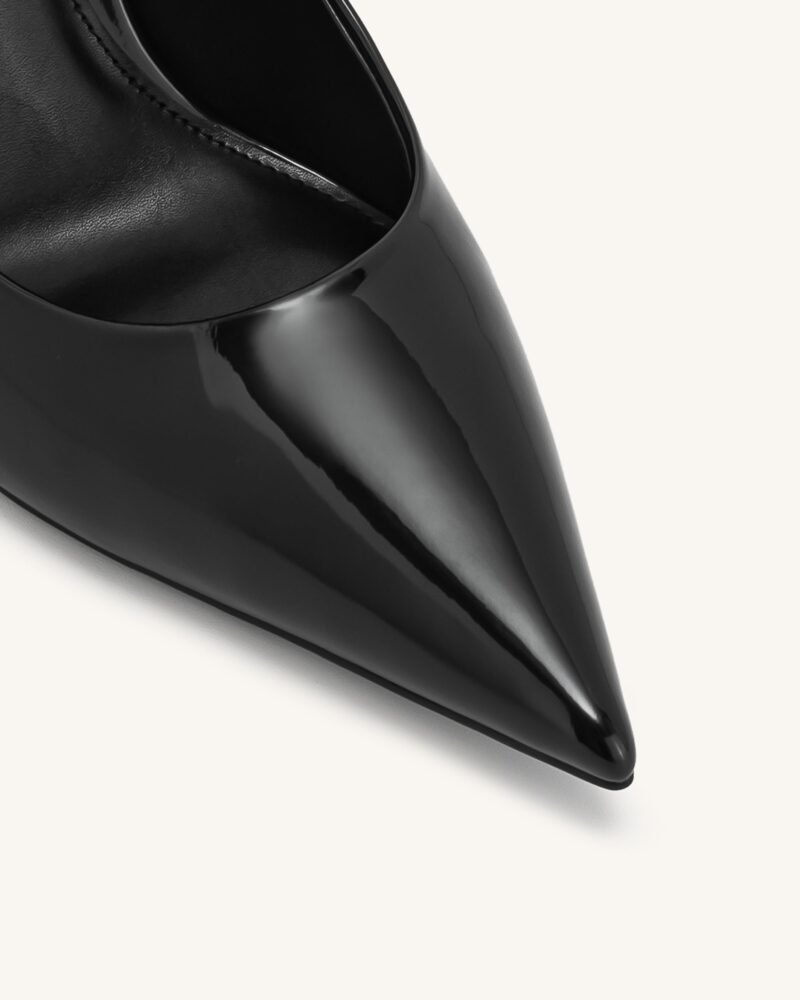 Thalina Patent Leather Pumps - Black - Image 6