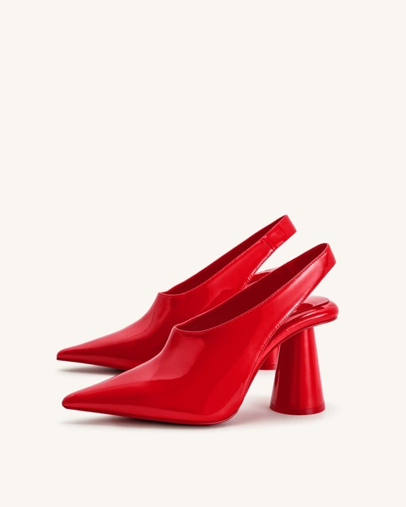 Vivovr High Heel Pumps - Red - Image 3