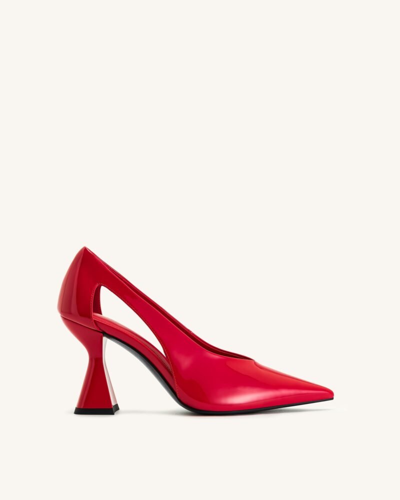 Alessia High Heel Pumps - Red - Image 1