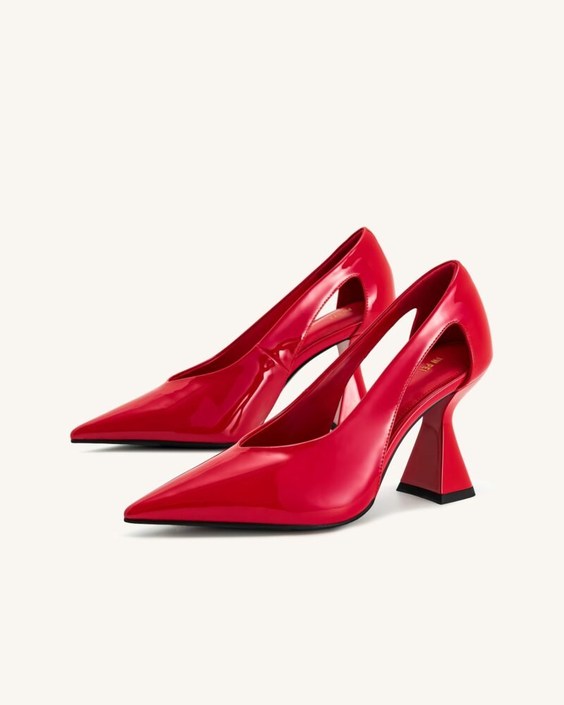 Alessia High Heel Pumps - Red - Image 2