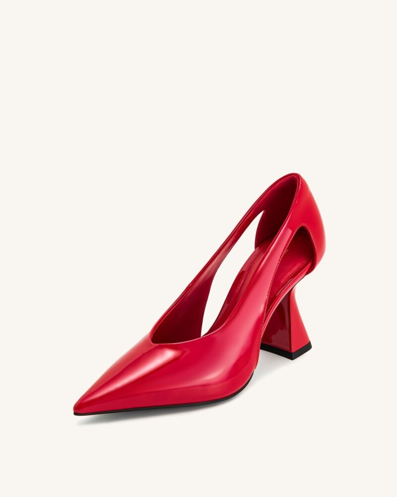 Alessia High Heel Pumps - Red - Image 6