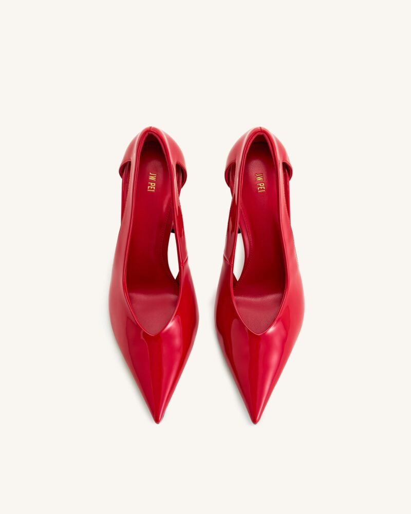 Alessia High Heel Pumps - Red - Image 3