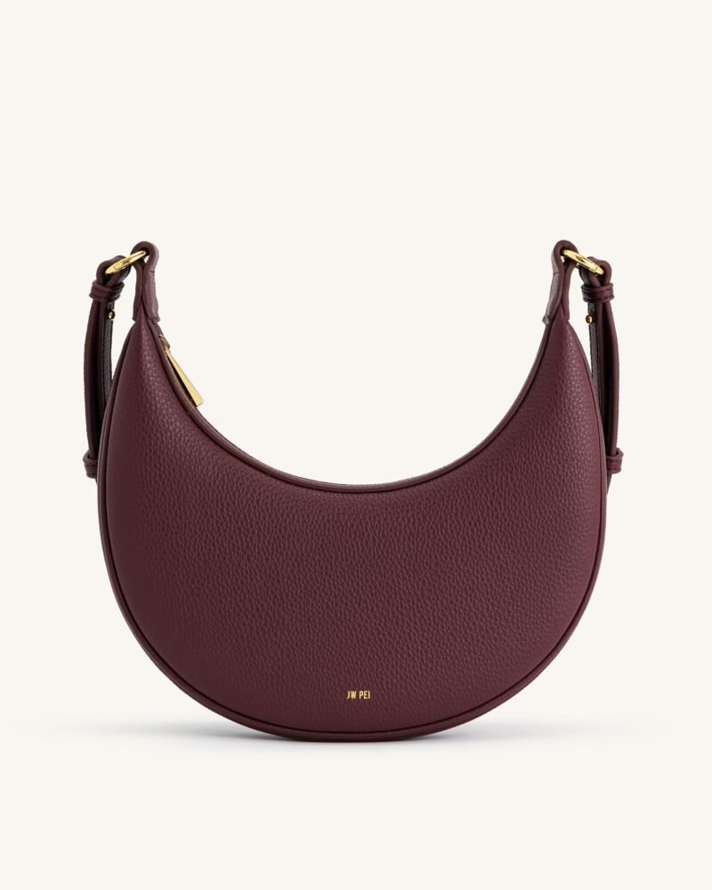 Carly Medium Shoulder Bag - Deep Claret - Image 3
