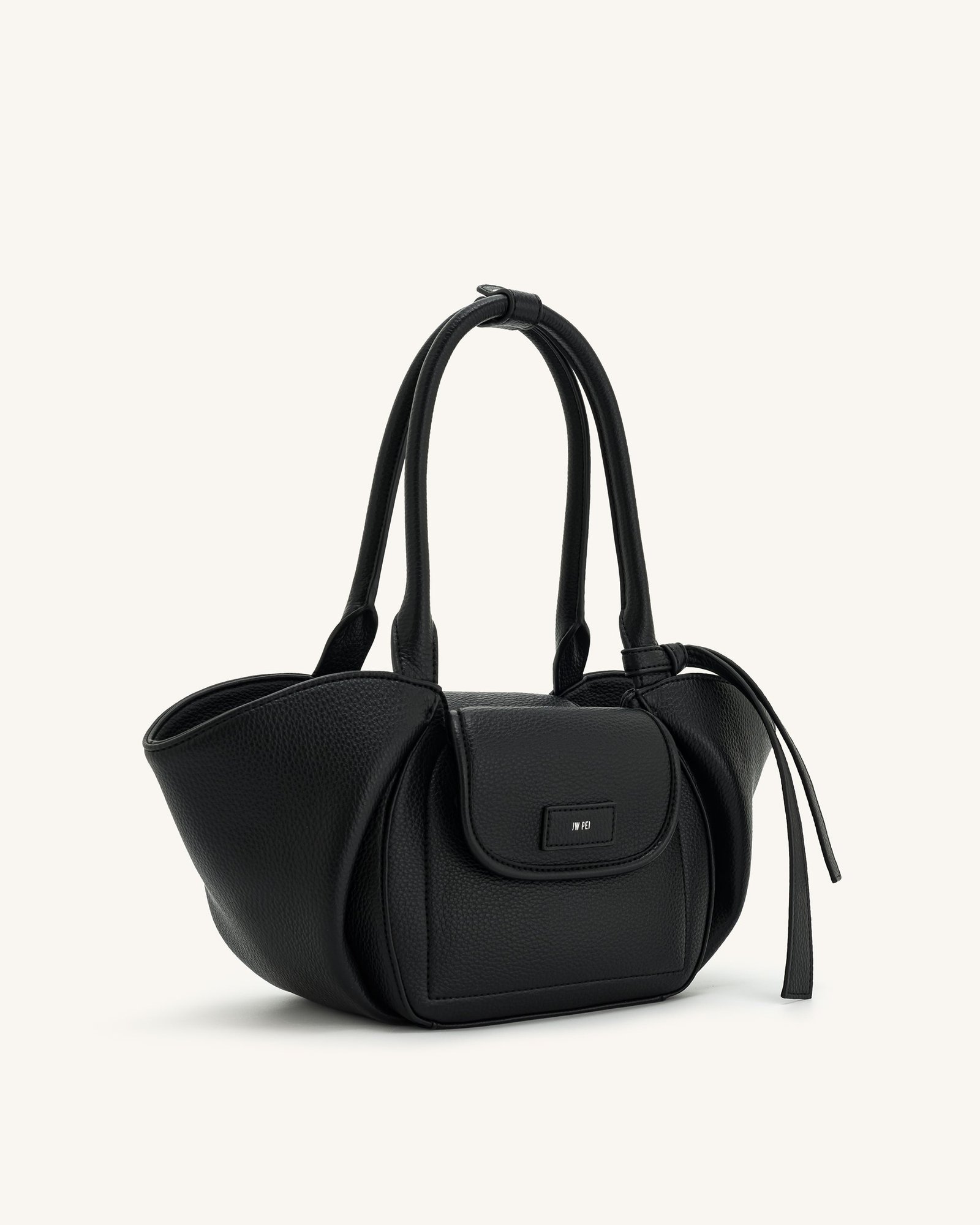 5S198-1-SIDE_48515c07-c506-4be7-9d99-6141d1148136 Zoey Pockets Shoulder Bag - Black - Image 2