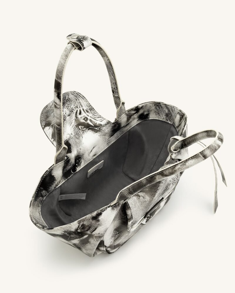 Zoey Pockets Shoulder Bag - White - Image 4