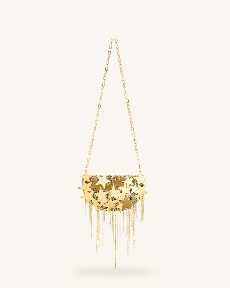Anika Star-Embellished Chain Bag - Gold - Image 1