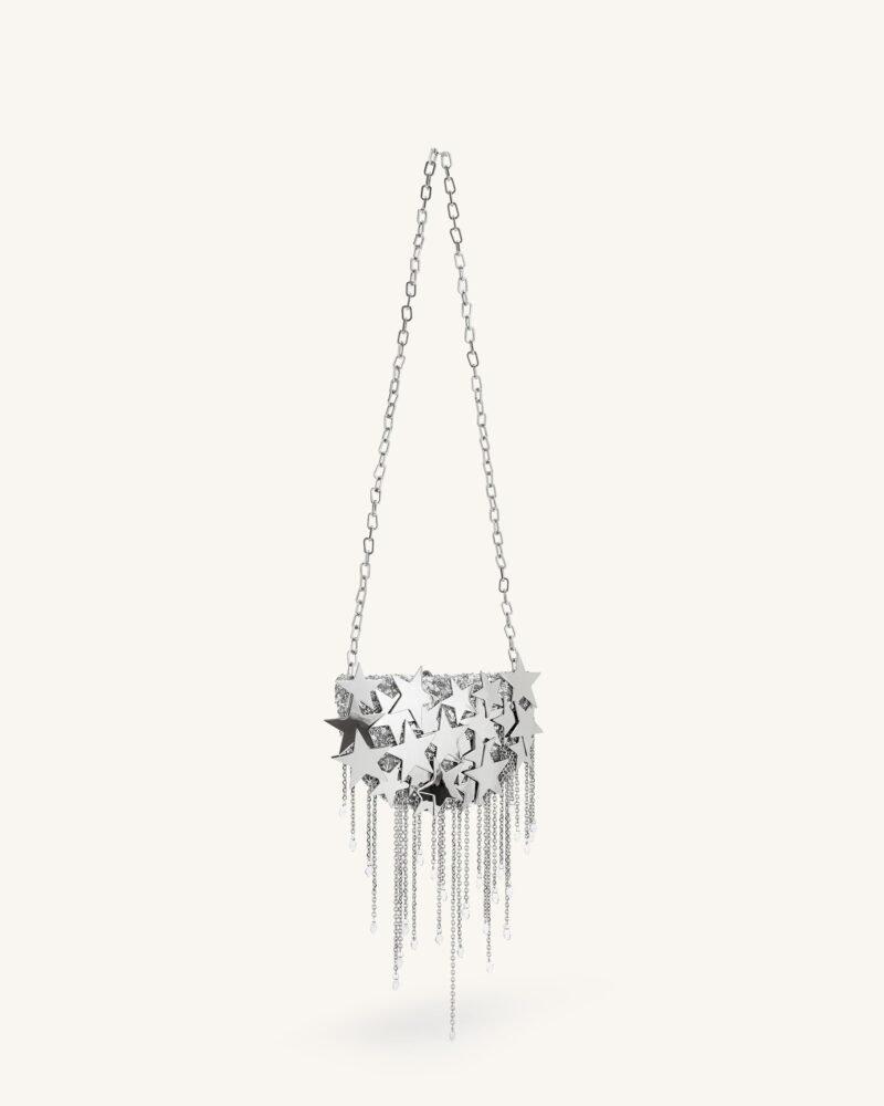 Anika Star-Embellished Chain Bag - Silver - Image 2
