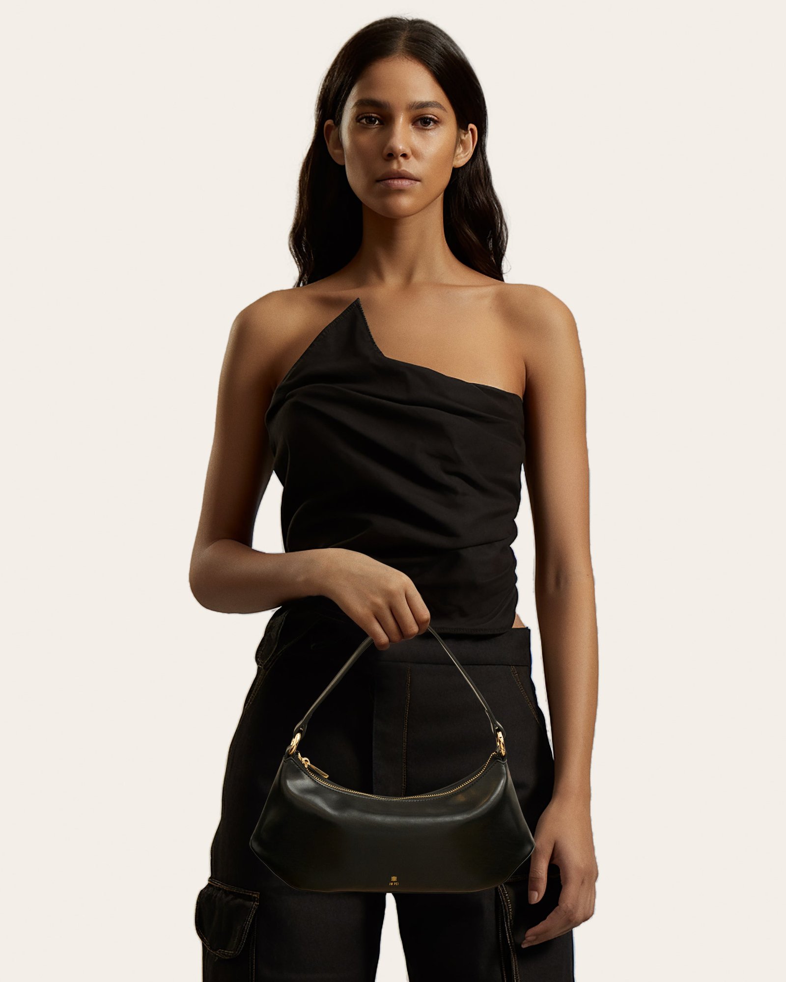 5S24-1 Lily Shoulder Bag - Black - Image 2