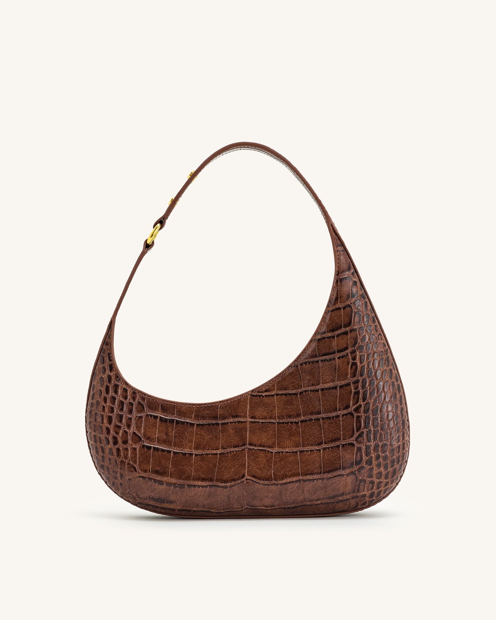 5S61-31-BACK_f0b3054a-6527-4896-9380-c88c365dfaad Harlee Shoulder Bag - Brown Croc - Image 3