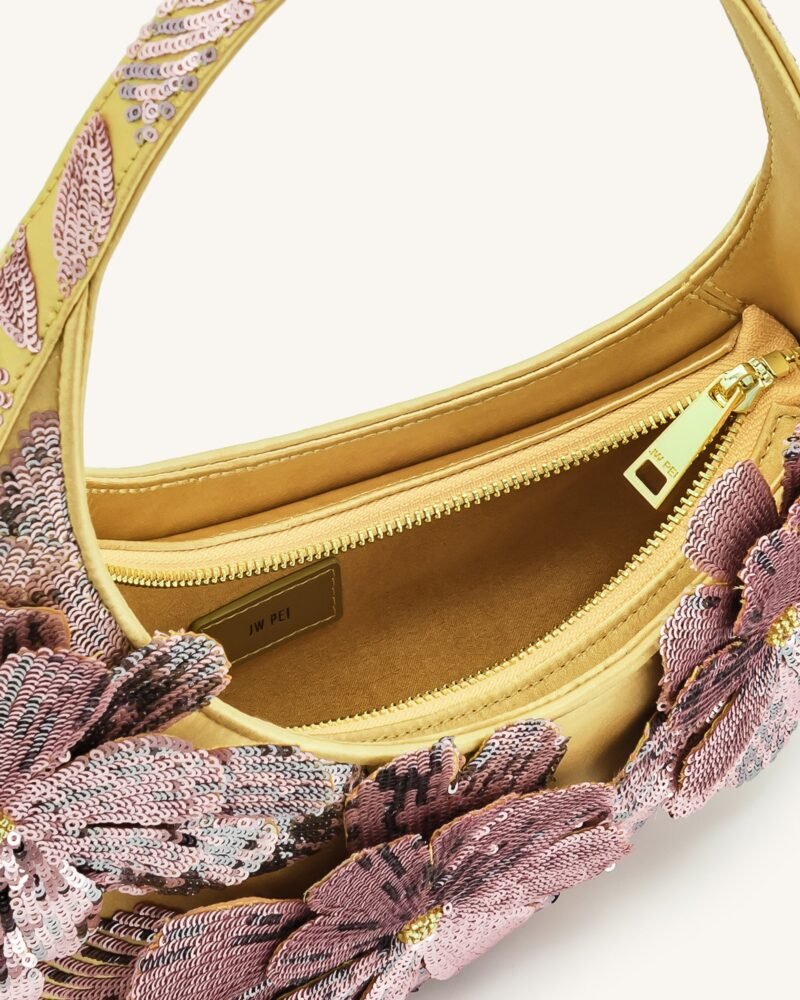 Harlee Sequin Shoulder Bag - Pink - Image 4