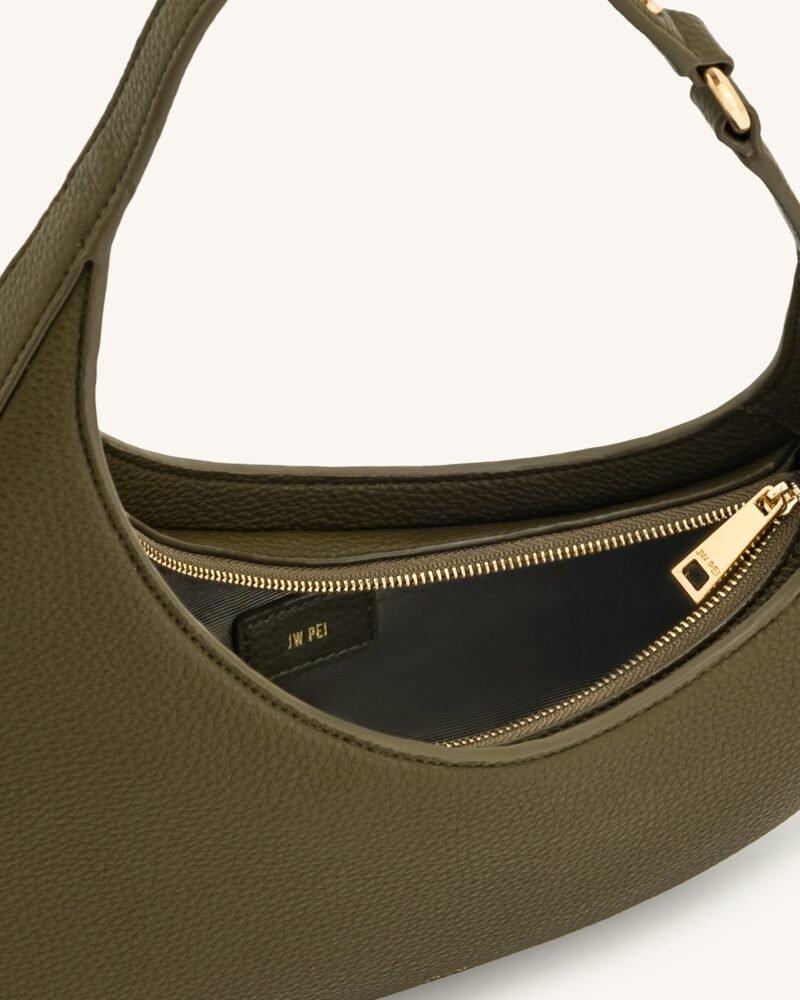 Harlee Shoulder Bag - Dark Olive - Image 4