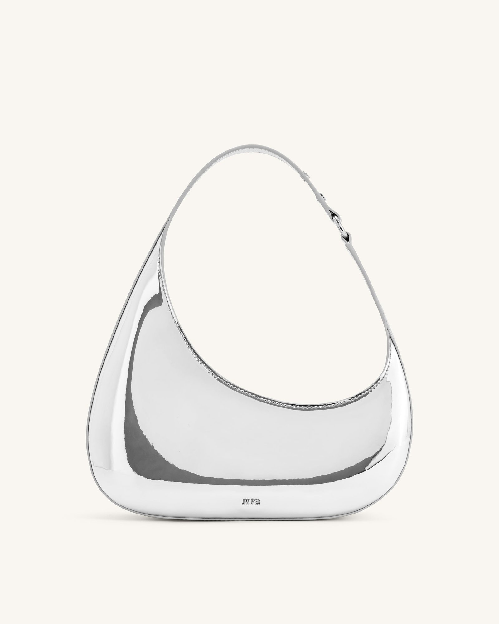 5S61-91-FRONT_db988b16-e00f-4458-94ea-a431e34ab054 Harlee Shoulder Bag - Silver - Image 1