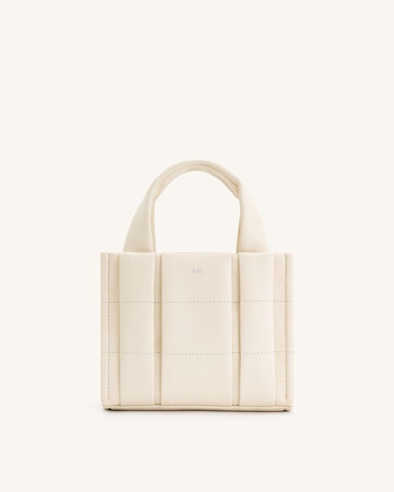Freya Mini Tote Bag - White - Image 1