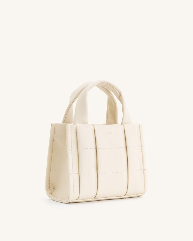 Freya Mini Tote Bag - White - Image 2