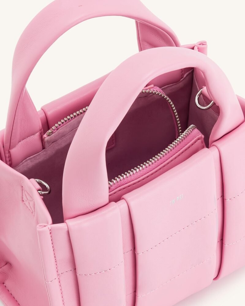 Freya Mini Tote Bag - Pink - Image 4