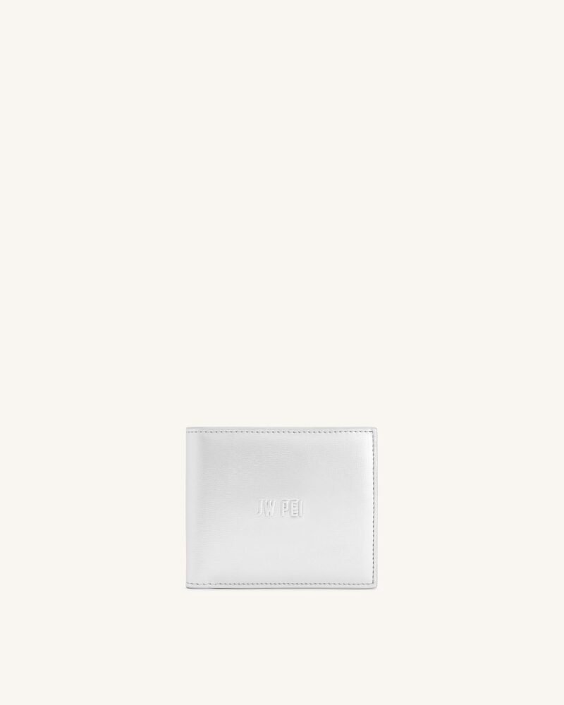 Afra Metallic Wallet - Silver - Image 1