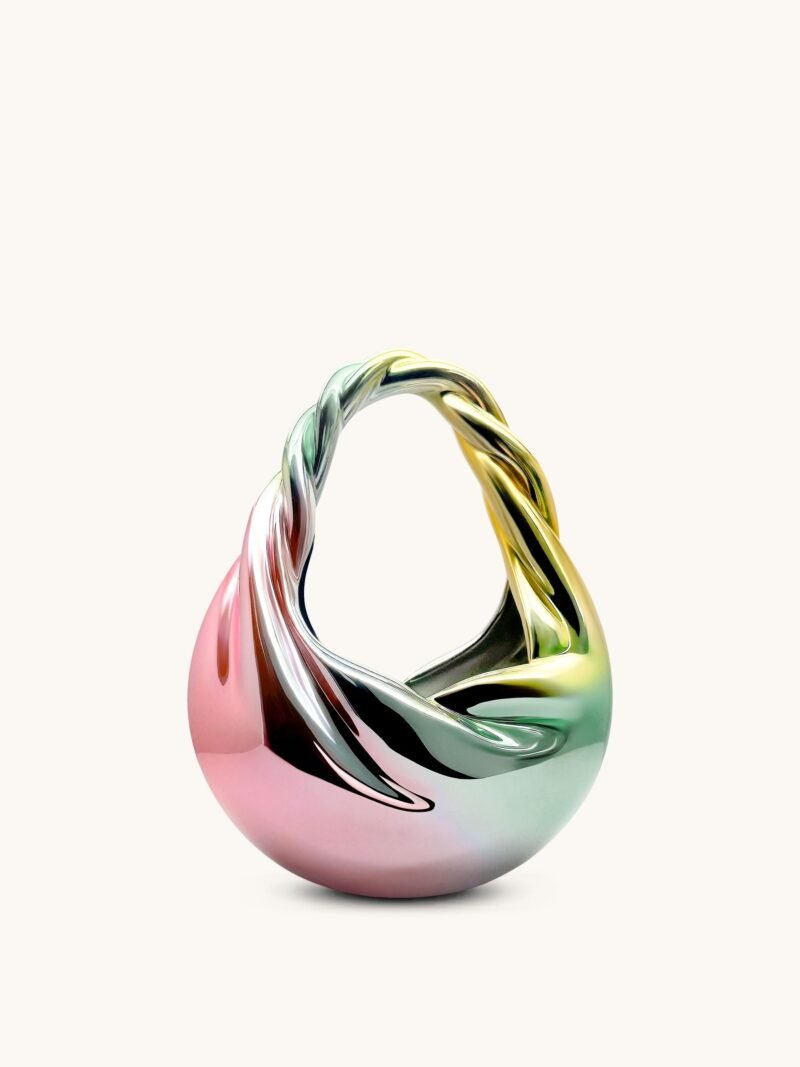 Willow Twist Crescent Top Handle Bag - Multicolor - Image 1