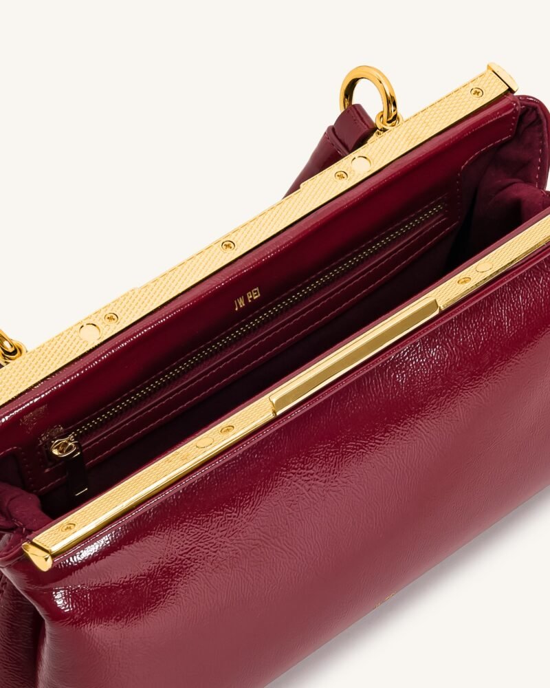 Danna Top Handle Bag - Claret - Image 4