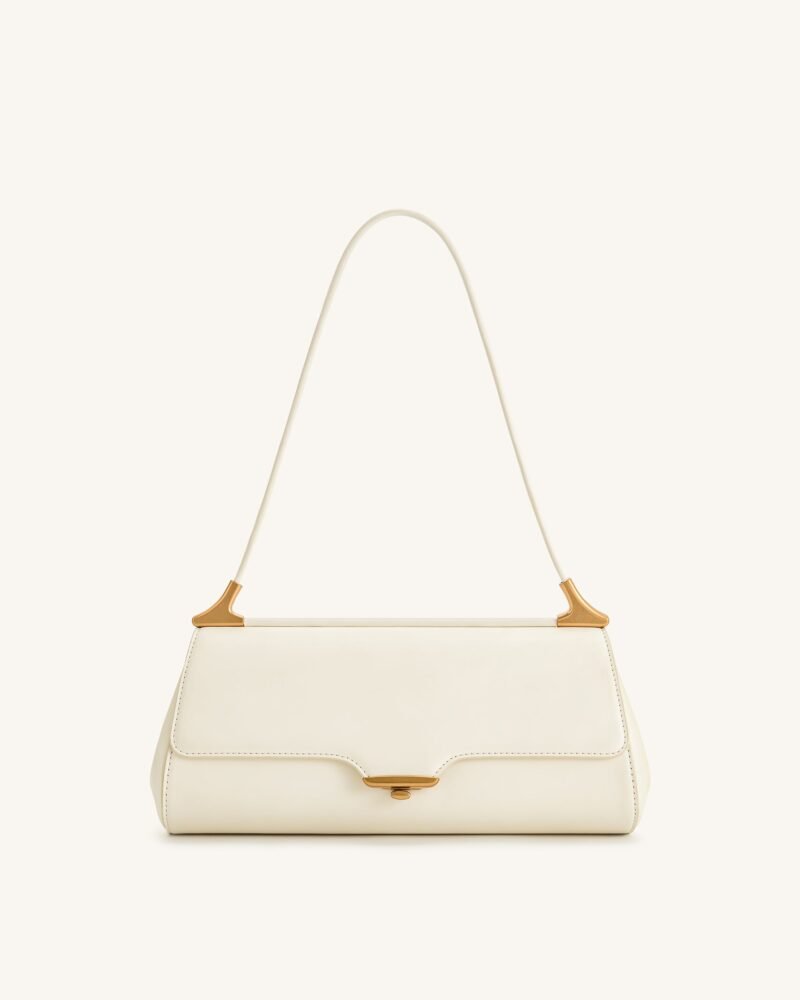 Eloise Shoulder Bag - White - Image 1