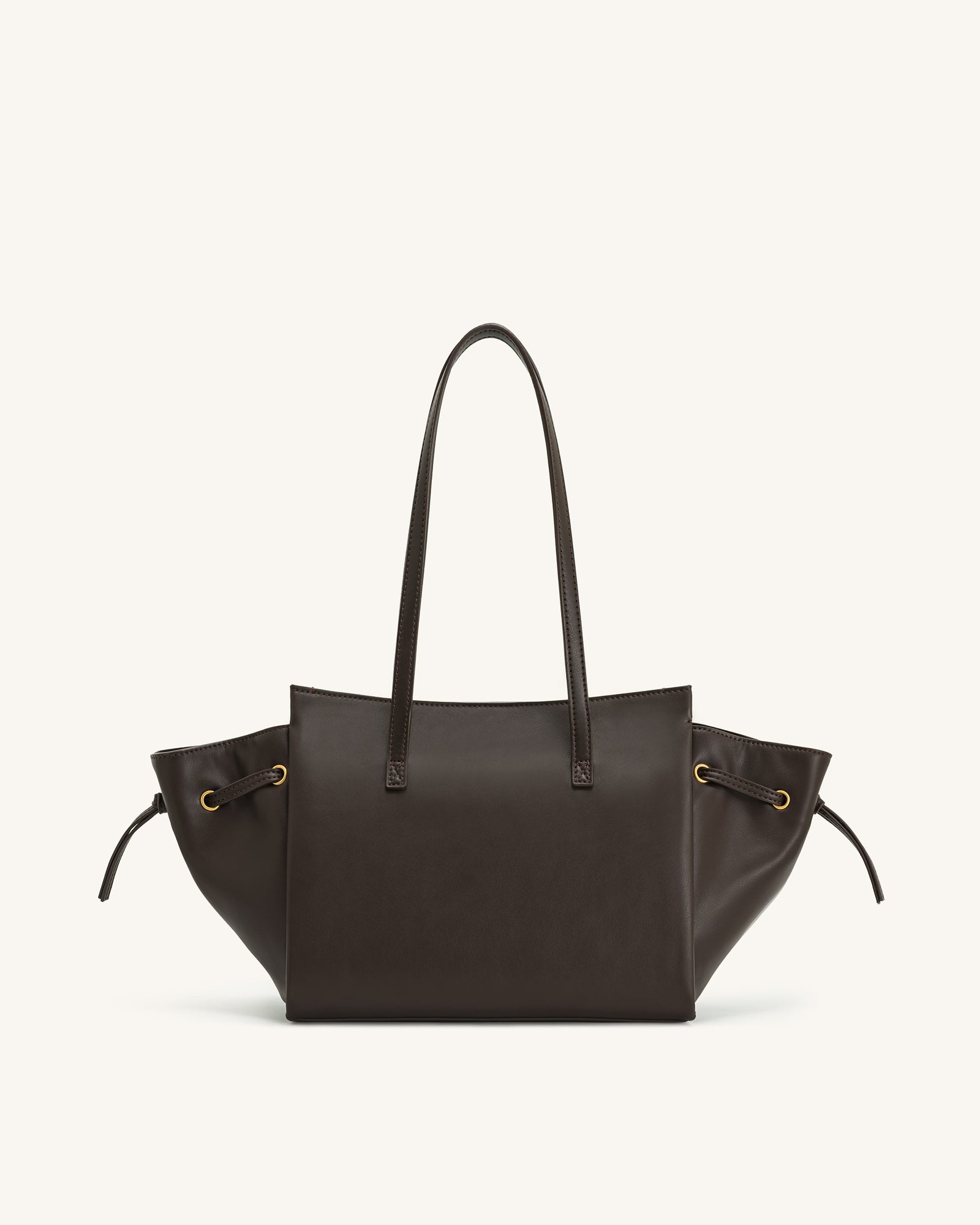 8T001-1-BACK_edd34931-9259-4987-9202-aff891e8b816 Linda Tote Bag - Dark Brown - Image 3