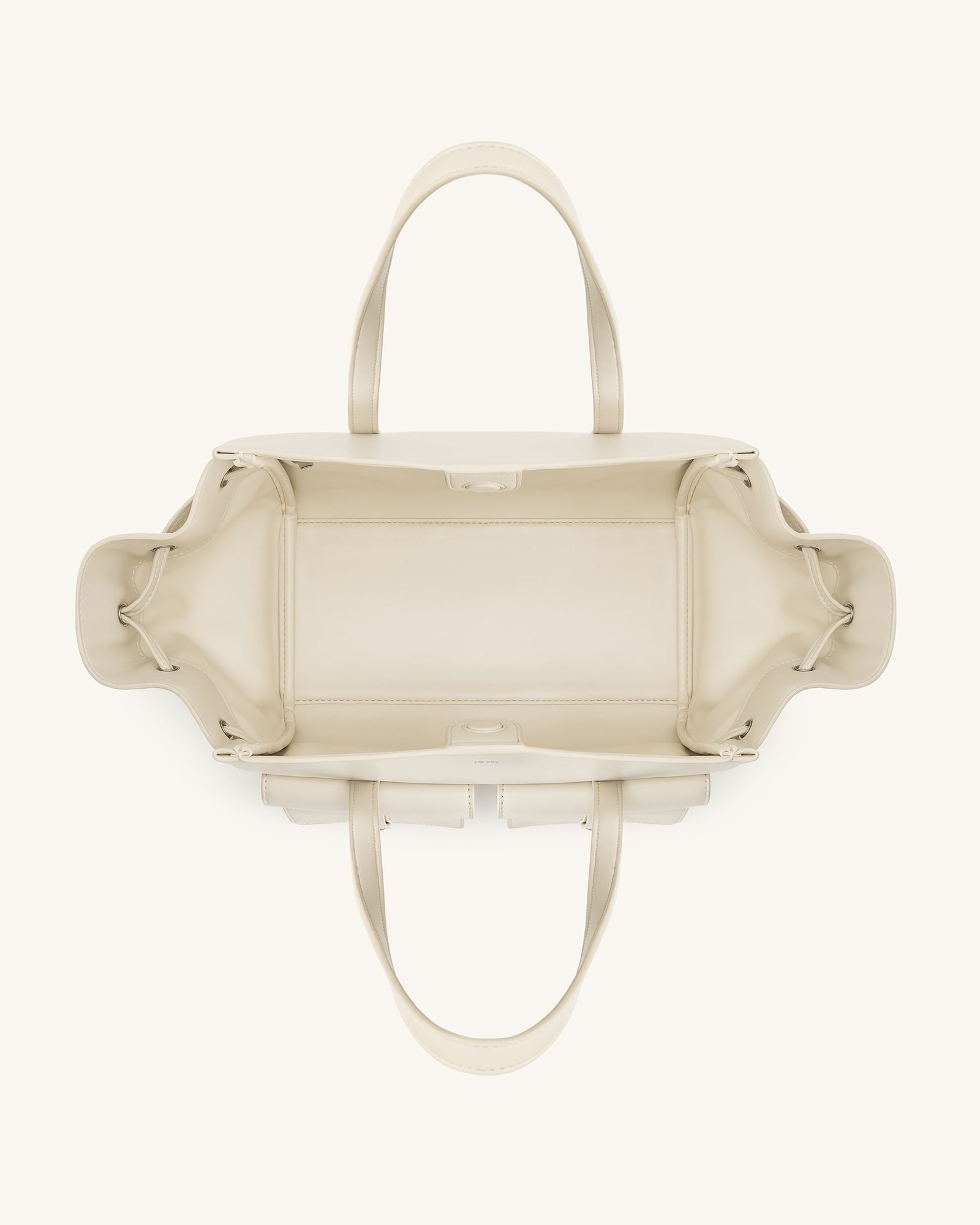 8T001-2-INSIDE Linda Tote Bag - White - Image 5