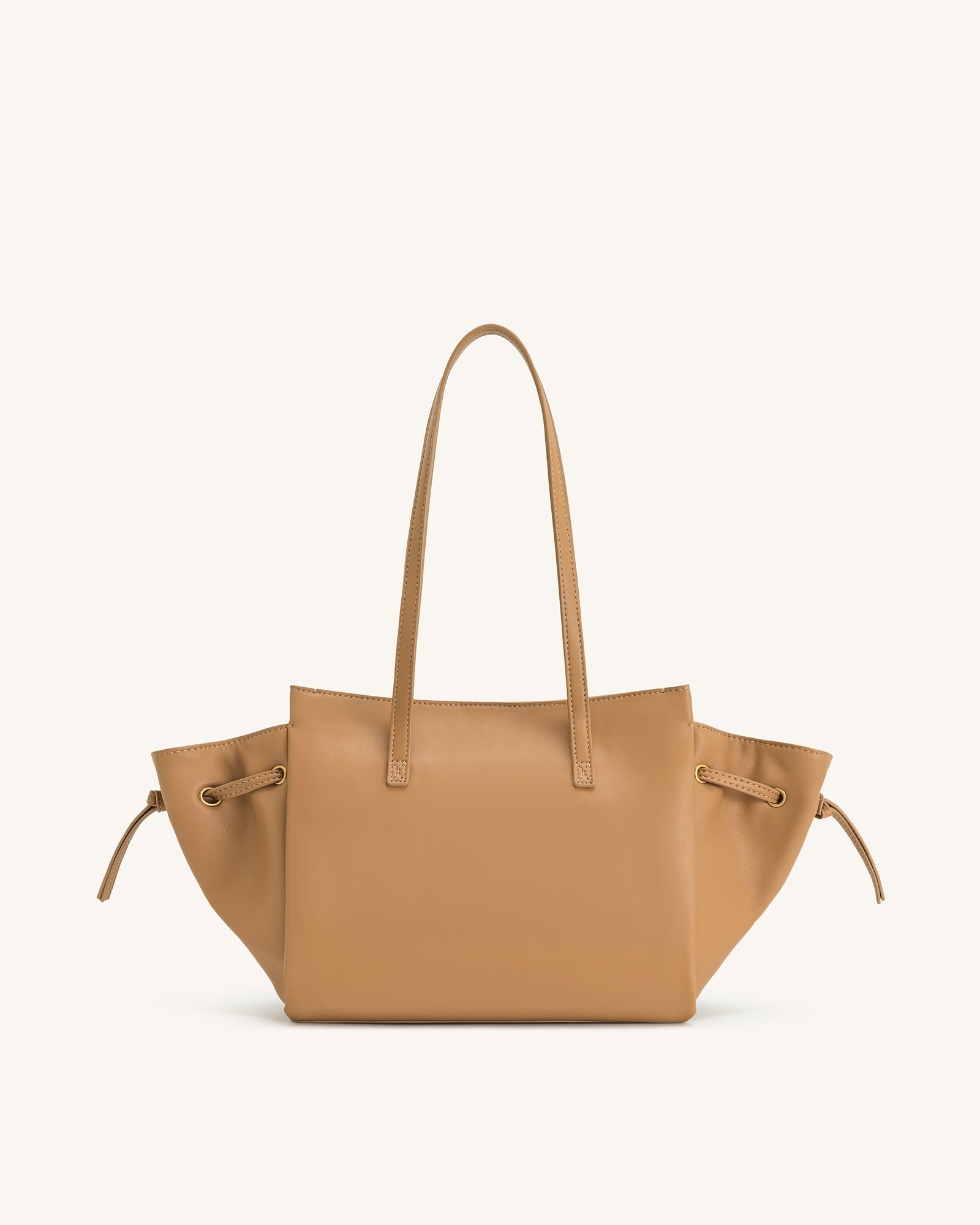 8T001-3-BACK_bf7c4ba0-fea8-4035-a517-fd181da85db4 Linda Tote Bag - Latte Color - Image 3