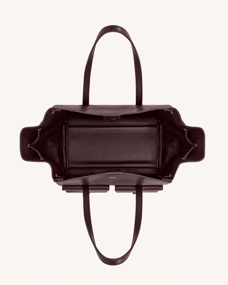Linda Tote Bag - Deep Burgundy - Image 4