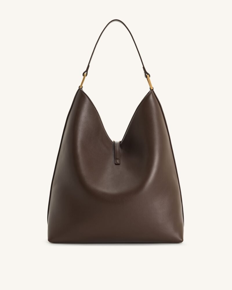 Aria Shoulder Bag - Dark Brown - Image 3