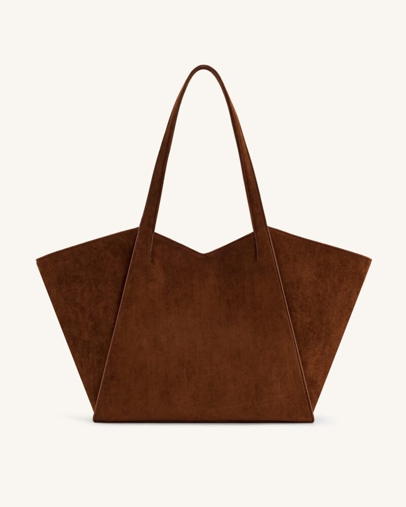 Kiana Large Capacity Tote Bag - Dark Brown - Image 3