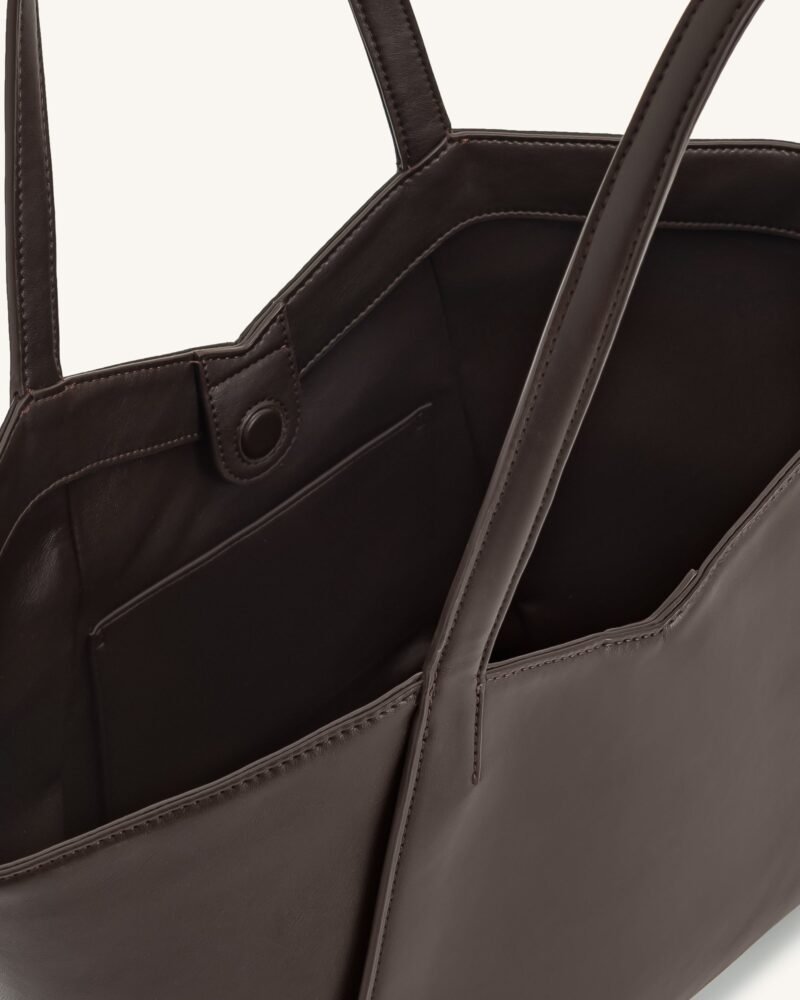Kiana Large Capacity Tote Bag - Caramel - Image 4