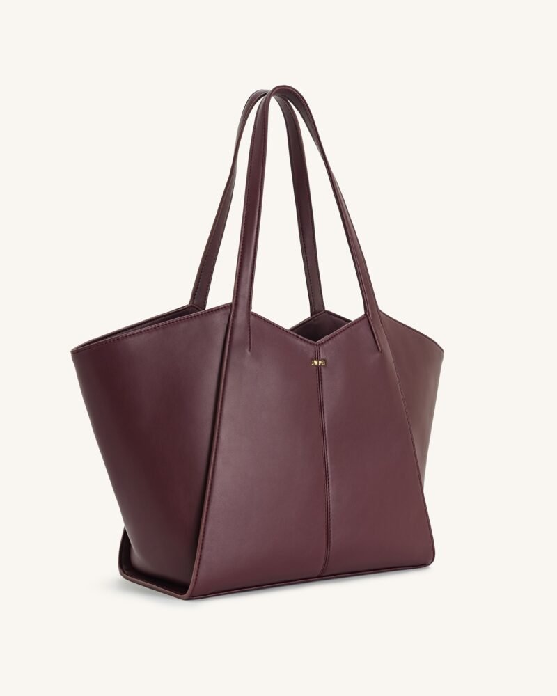 Kiana Large Capacity Tote Bag - Deep Claret - Image 2