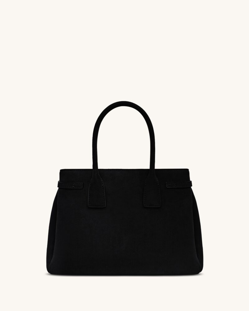 Miley Belt Embellished Tote Bag - Black - Image 3