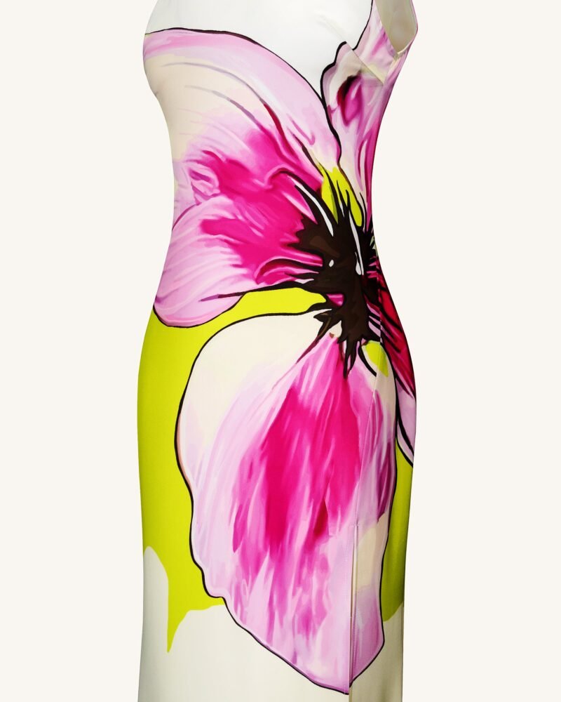 Olivia Floral Halter Gown - Multicolor - Image 6