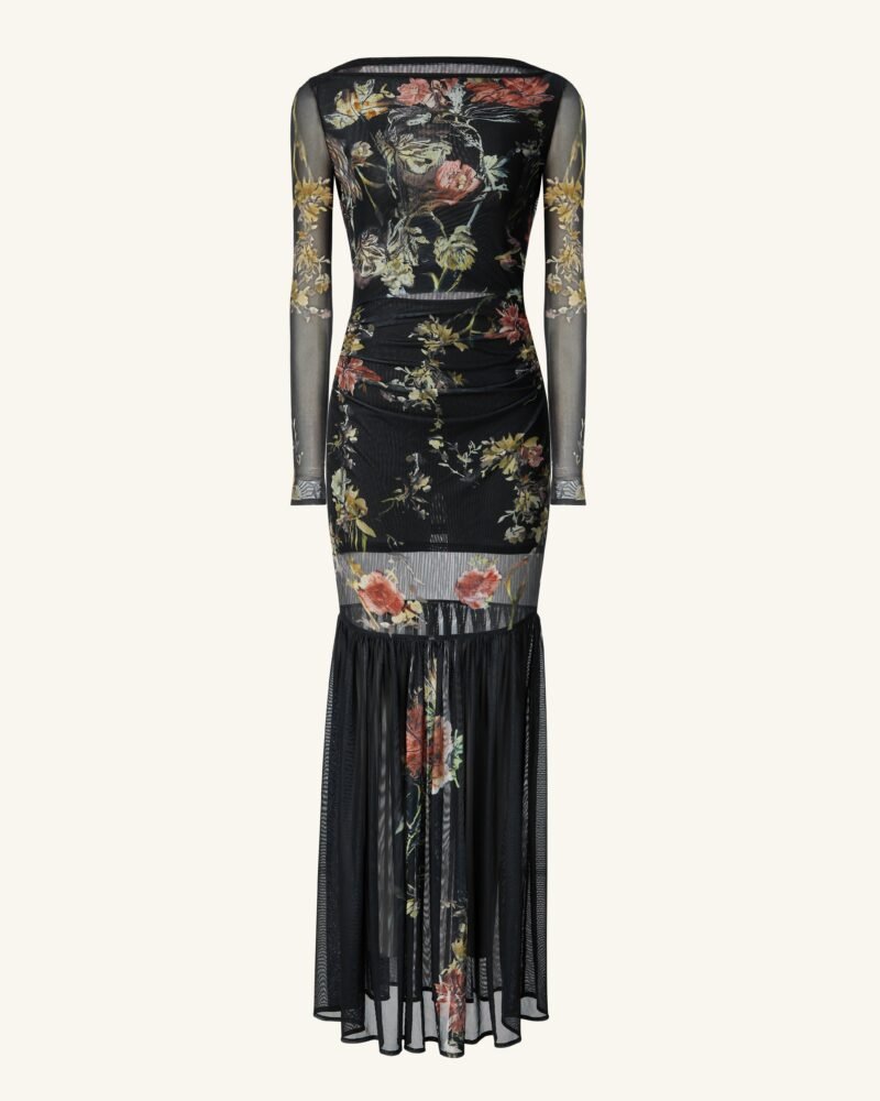 Alicia Printed Mesh Dress - Multicolor - Image 3