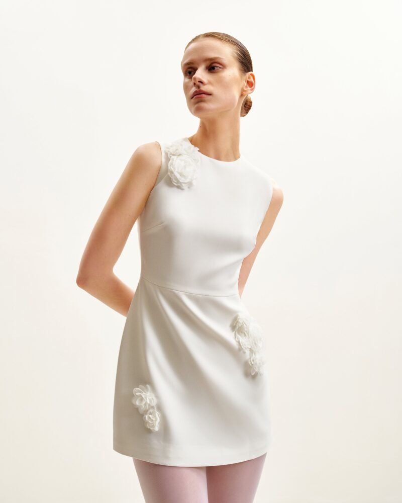 Blooming Beauty Evening Dress - White - Image 2