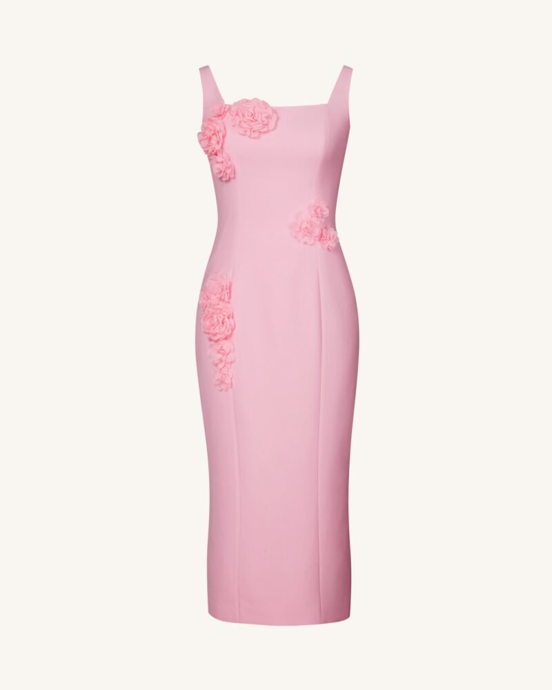 Garden Grace Sheath Dress - Pink - Image 1