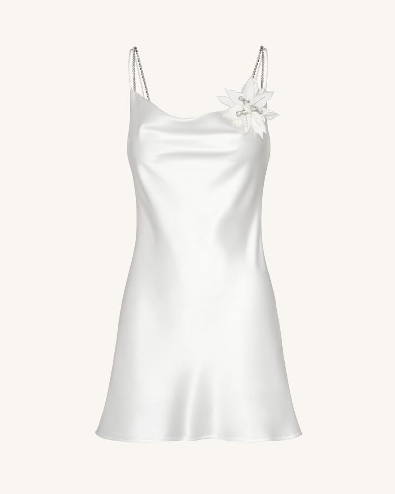 Crystal Flora Slip - White - Image 2