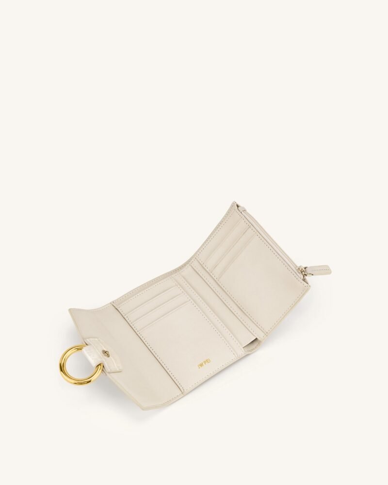 Stella Wallet - Ivory  Croc - Image 3