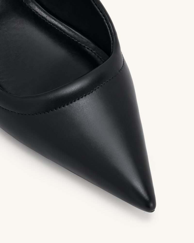 Helena  Pierced Mules - Black - Image 6