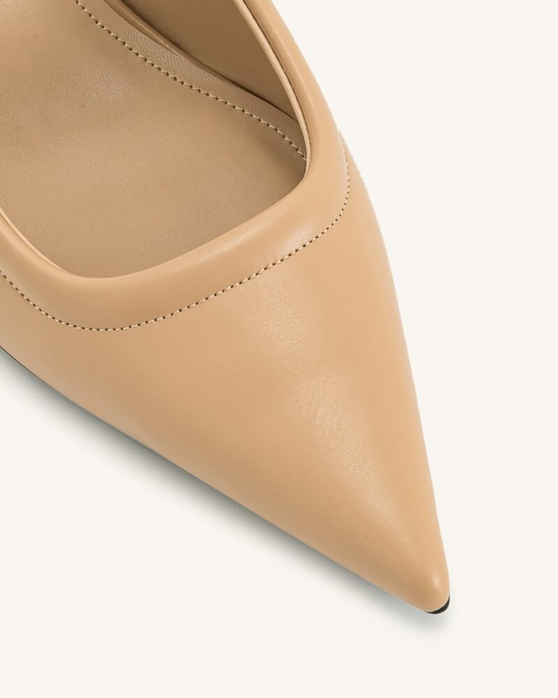 Helena  Pierced Mules - Khaki - Image 7