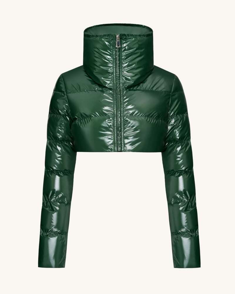Puffer Jacket - Olive Green - Image 3