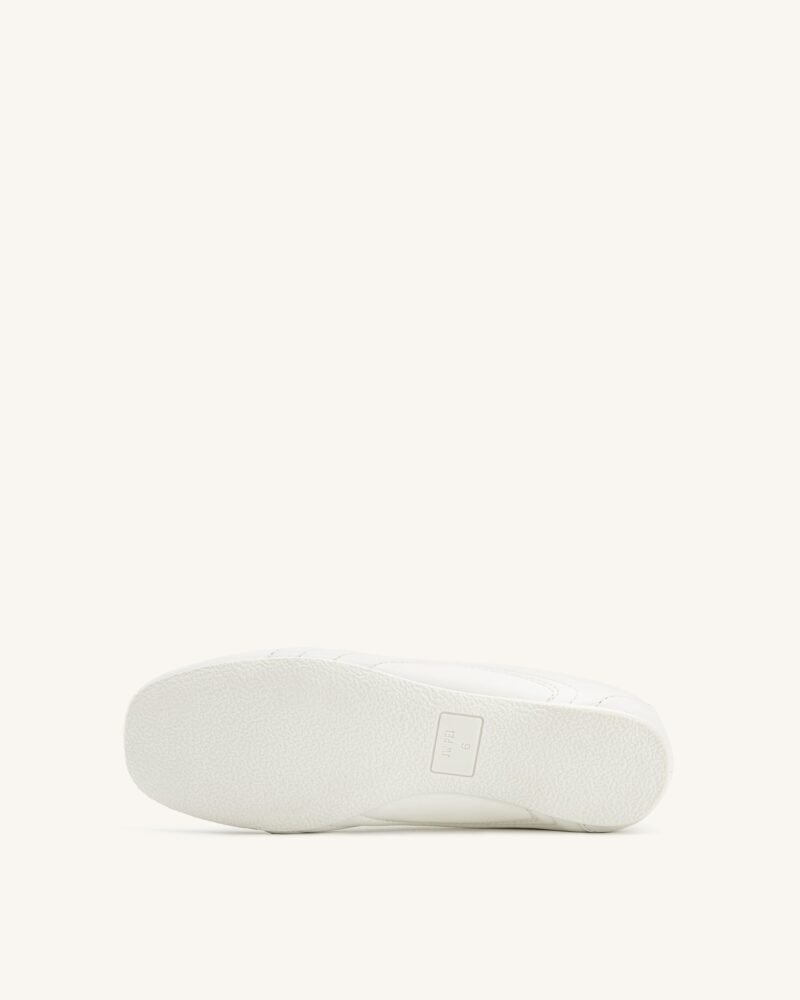 Ferne Streamlined Lustrous Sneakers  - White - Image 6