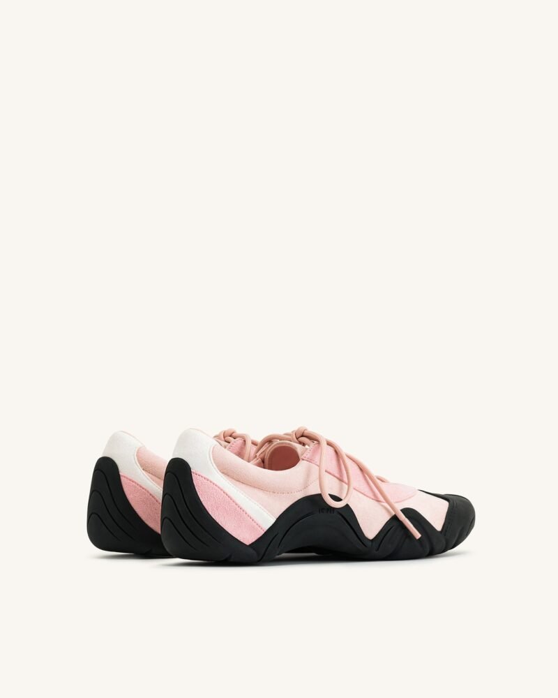 Caitlin Lace-up Ballerina Sneakers - Pink - Image 4
