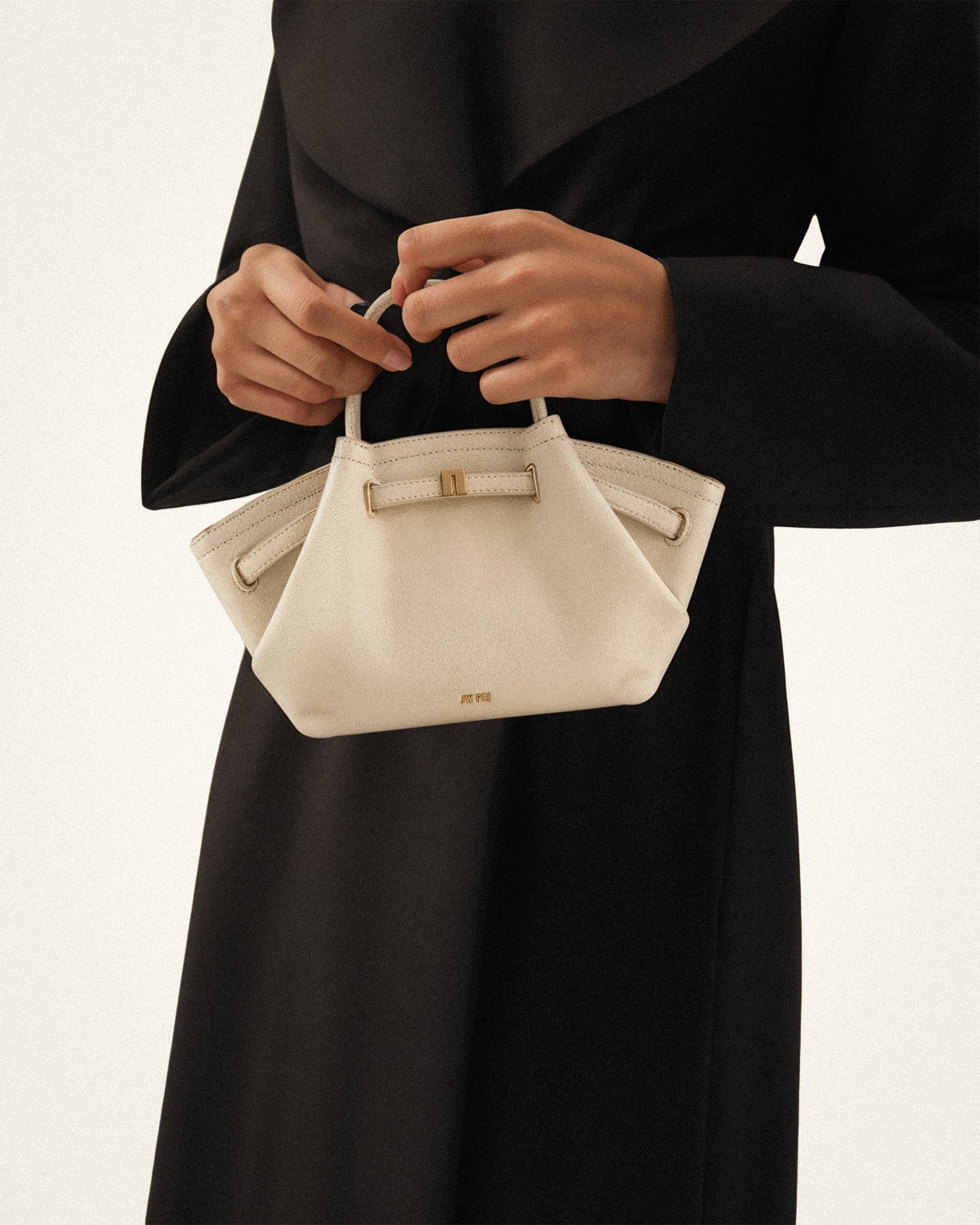 JH306A03-2Hana_Mini_Faux_Suede_Tote_Bag_-_Off_White.png Hana Mini Faux Suede Tote Bag - Off White - Image 2