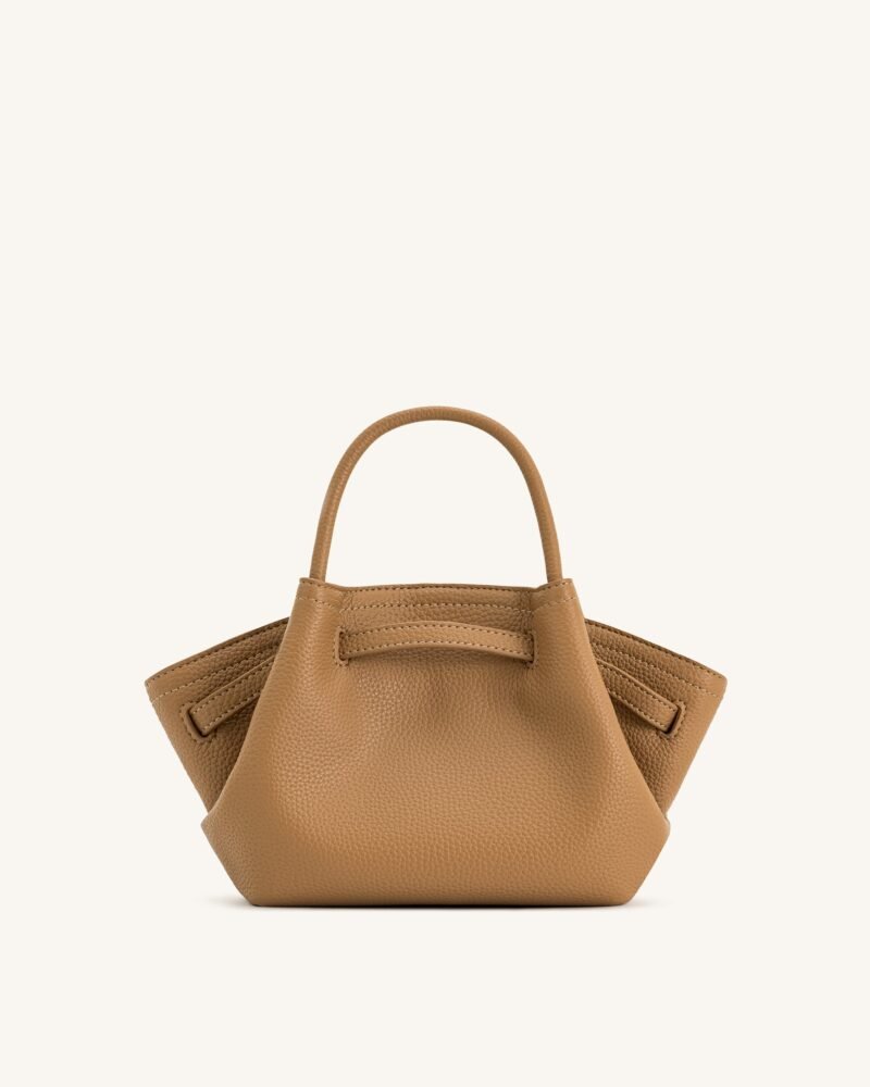 Hana Mini Tote Bag - Latte Color - Image 4